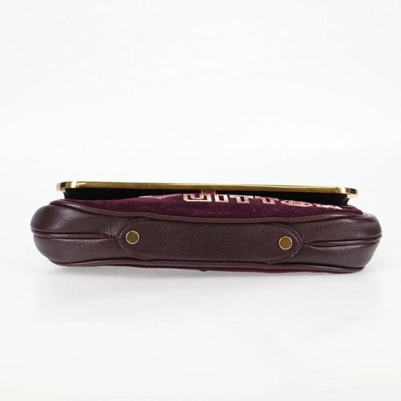 LOUIS VUITTON Pochette Avant Garde Bag Leather Brunne M97092 LV Auth BA4534V - Picture 7 of 16